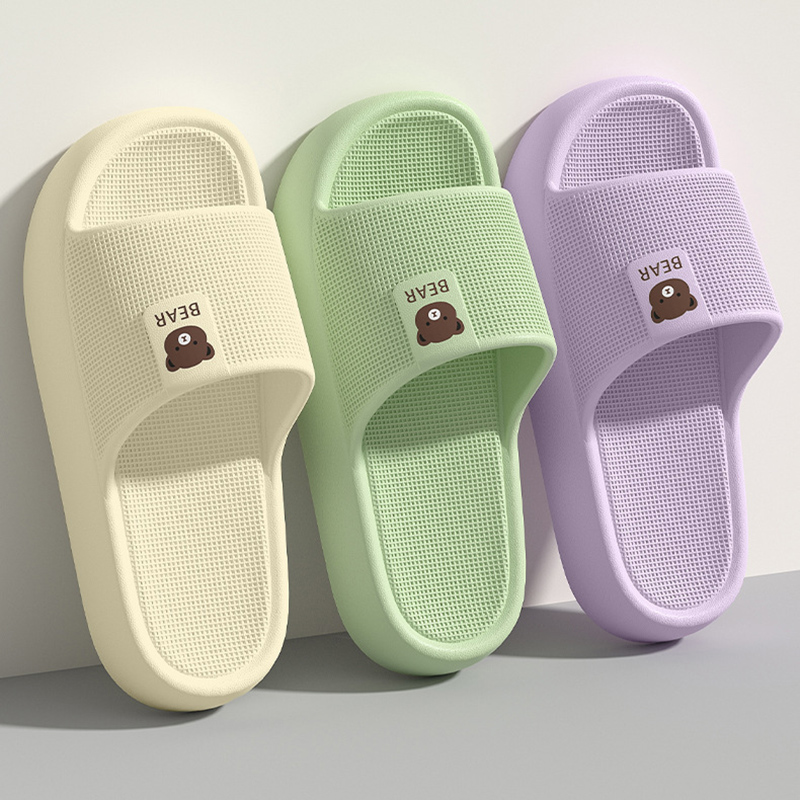 Women'S Shoes Cloud - Cute Bear Thick Platform Slippers Women