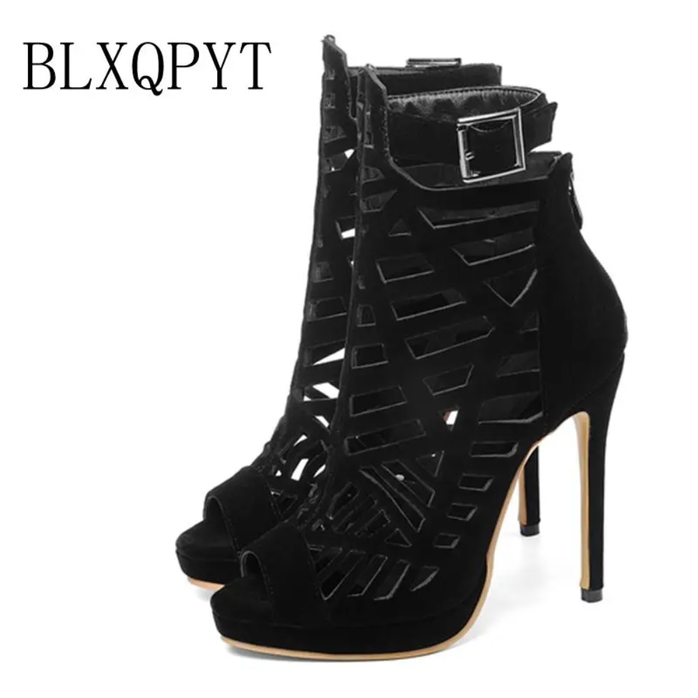 Women'S Shoes Peep Toe - BLXQPY Super Big Size 28-52 High