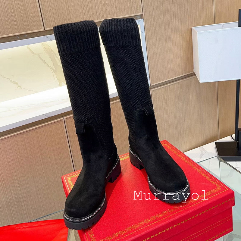 Knee High Boots Autumn Winter  - огляд і ціна Sock Boot Women