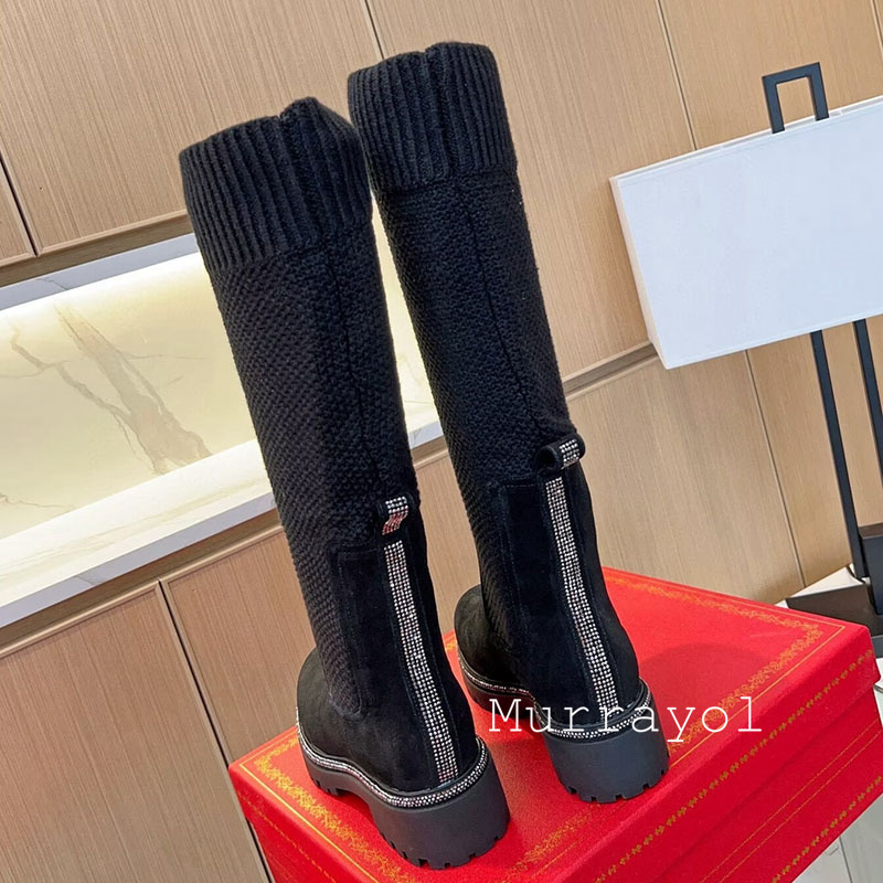 Knee High Boots Autumn Winter  - огляд і ціна Sock Boot Women
