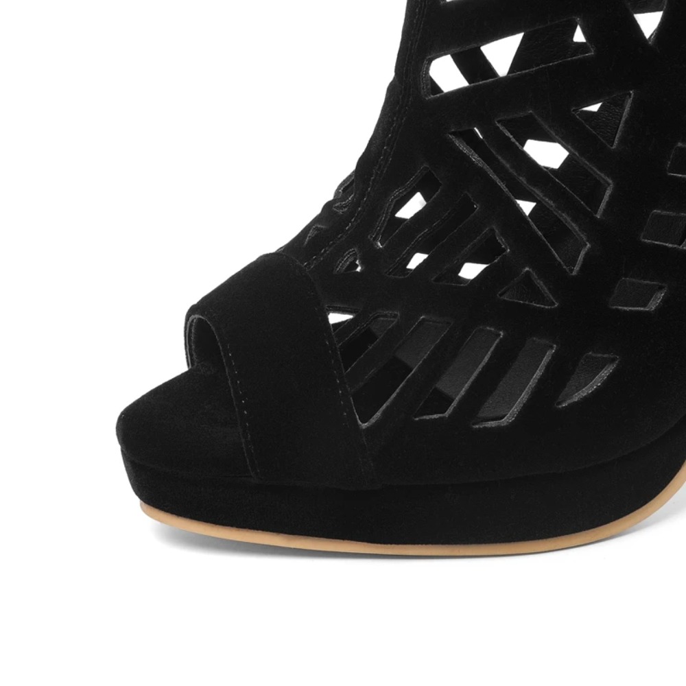 BLXQPY Super Big Size 28-52 Hi - огляд і ціна Women'S Shoes Peep Toe
