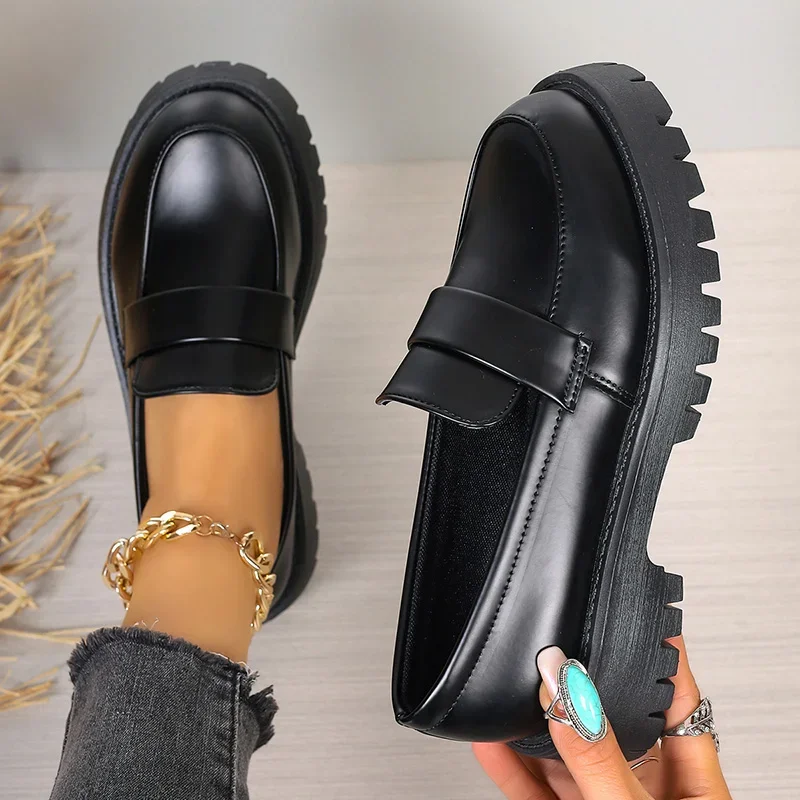 Plus Size 35-43 Black Pu Leath - огляд і ціна Women Shoes Japan