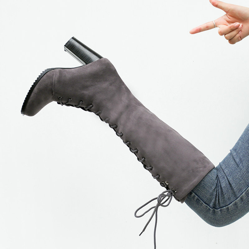Women's Boots Thick High Heels - огляд і ціна Sock Boot Women